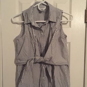 Motherhood Nursing Button Up Tank Top